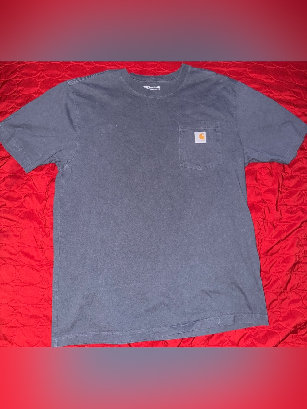 Carhartt Men's Short Sleeve Pocket Tee - Charcoal Black